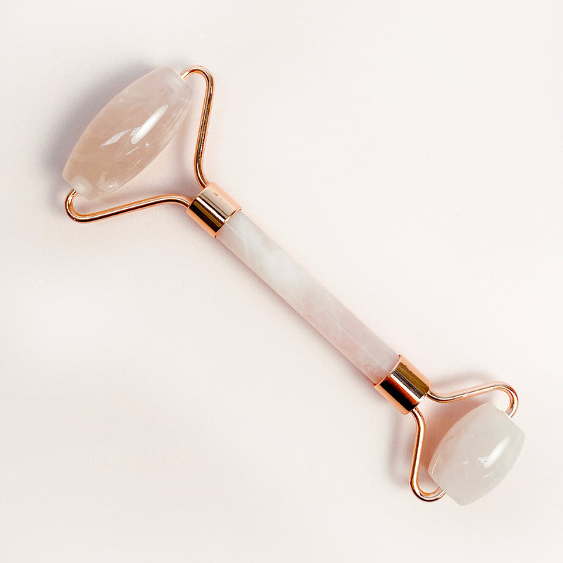 Rose Quartz Roller - Damselfly