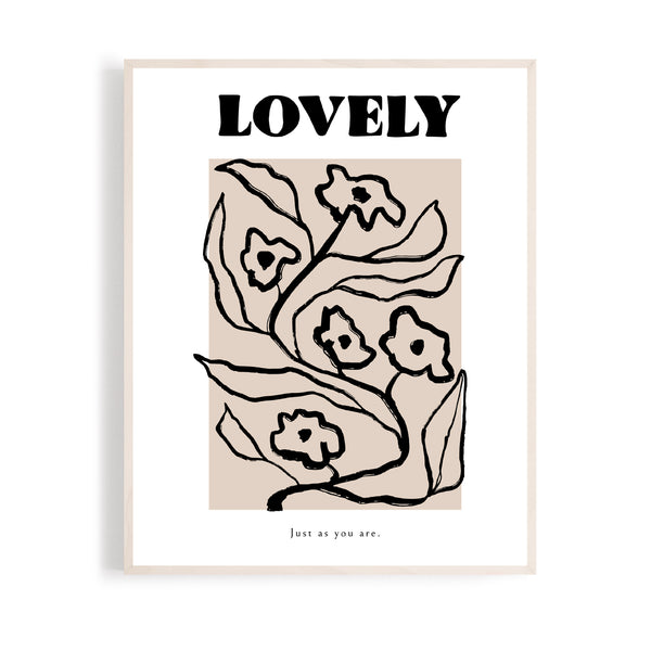 Lovely - A4 Print