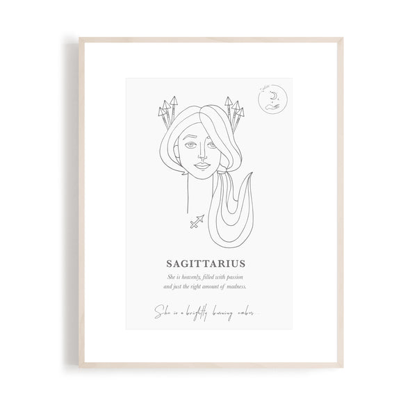 Sagittarius - Zodiac Portrait A5