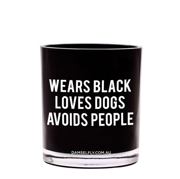 Wears Black - Candle