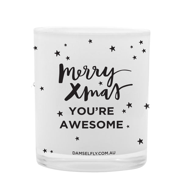 Merry Xmas - XL Candle